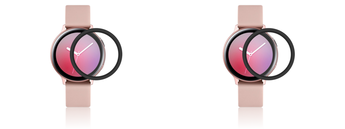 2x Beskyttelsesfilm til Samsung Galaxy Watch Active 2 40mm