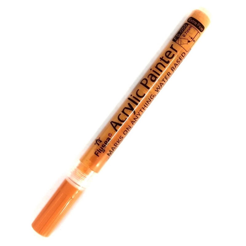 Vandfast Akryl Tusch til Hobby, Dekoration & Maling-Orange