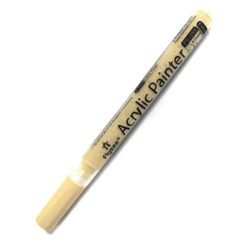 Vandfast Akryl Tusch til Hobby, Dekoration & Maling-Beige