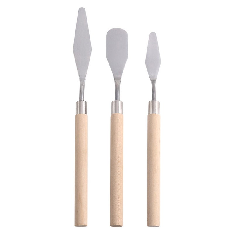 3 Stk Malerknive / Paletknive til Hobby & Oliemaling