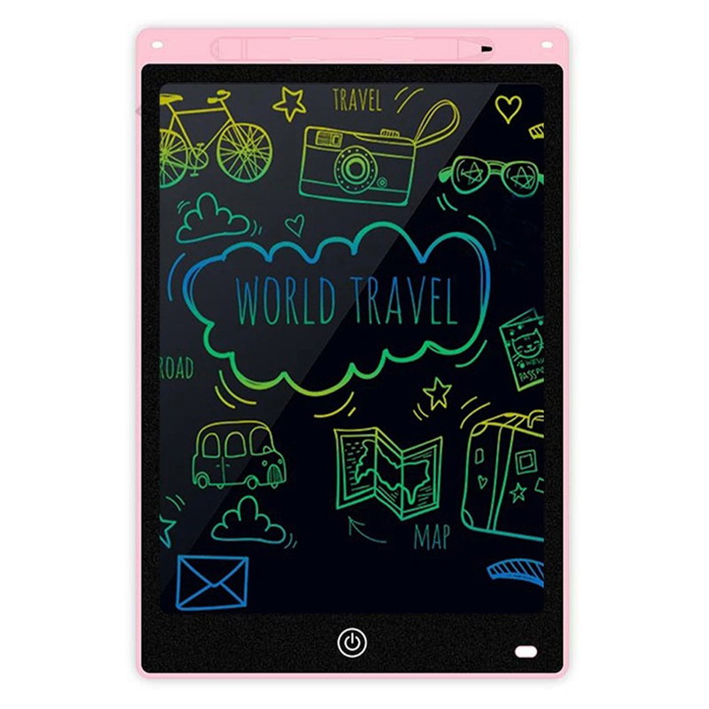 12” LCD Tegnetablet til Børn-Lyserød