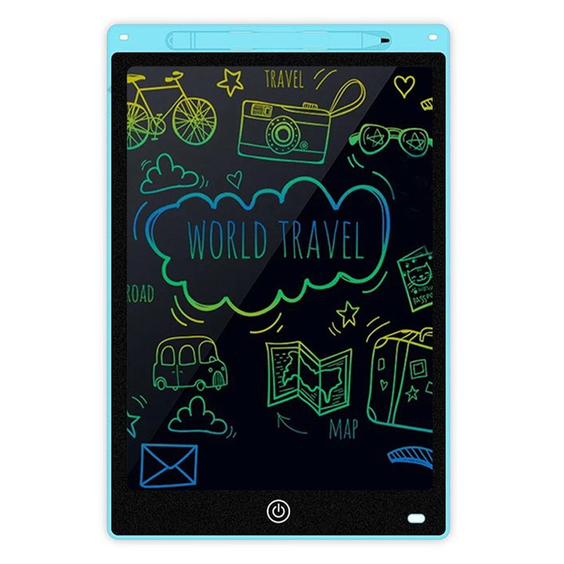 12” LCD Tegnetablet til Børn-Blå