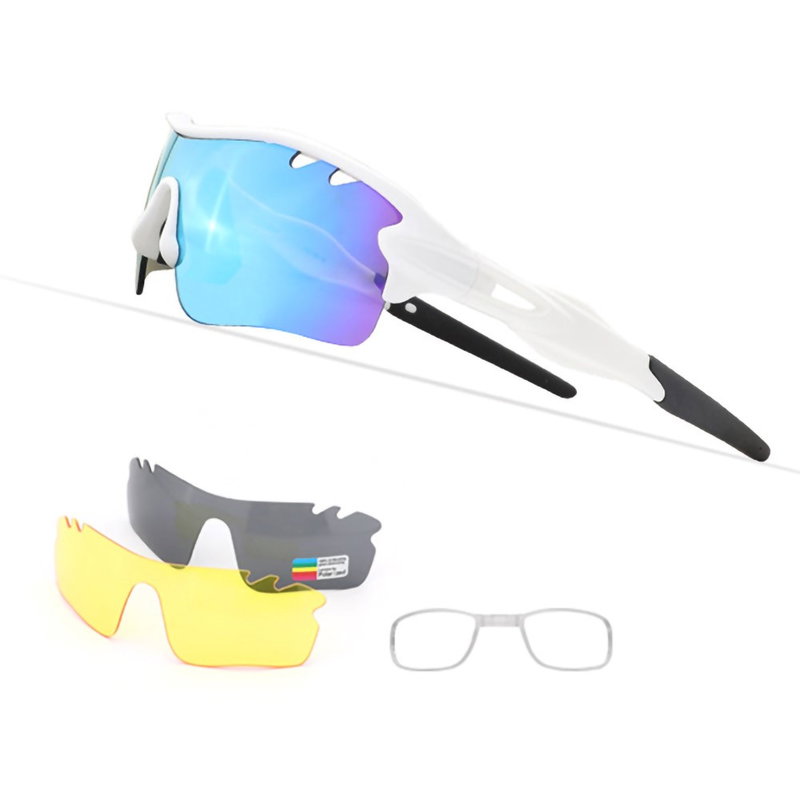 Mont Fiskebrille med Polaroid Glas til Børn - Hvid