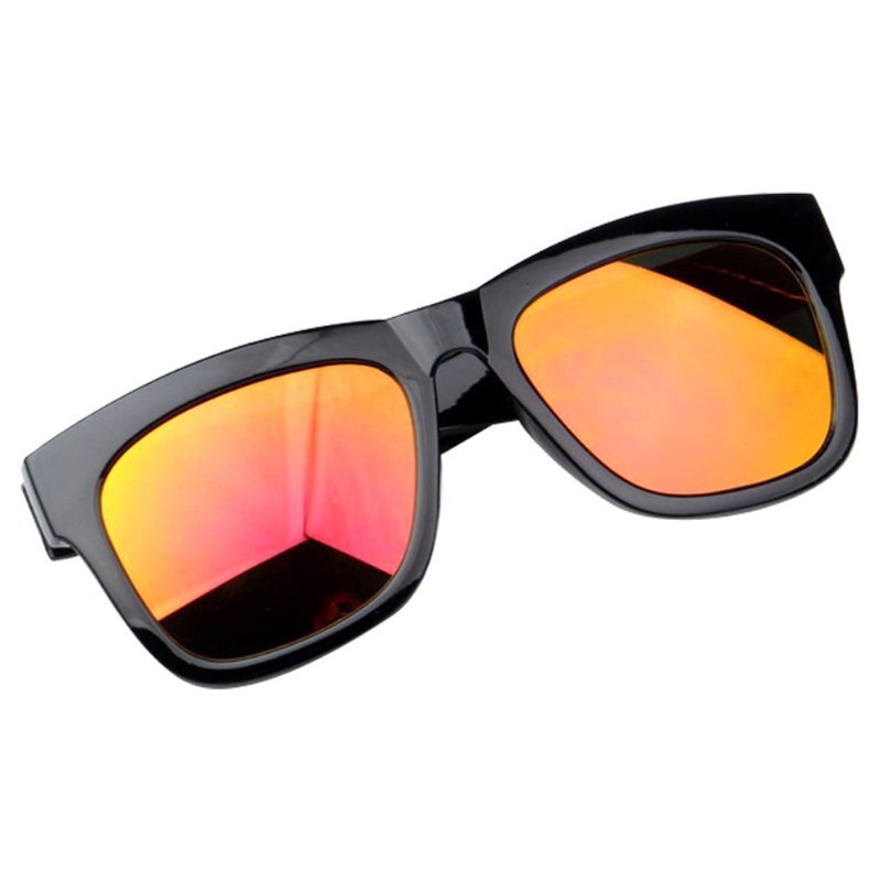Wayfarer Børnesolbriller med Reflektion og UV-Beskyttelse-Rød