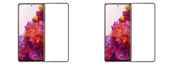 2x 3D Skærmbeskyttelse / Hærdet Beskyttelsesglas til Samsung Galaxy S20 FE