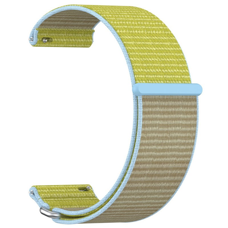 Garmin Venu X1 Rem i Nylon med Justerbar Velcro Lukning - Grøn / Brun
