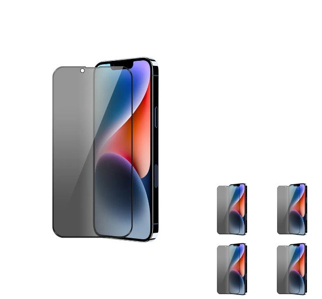 4 stk. iPhone 16e & 17e Beskyttelsesglas / Skærmbeskyttelse / Privacy Glas