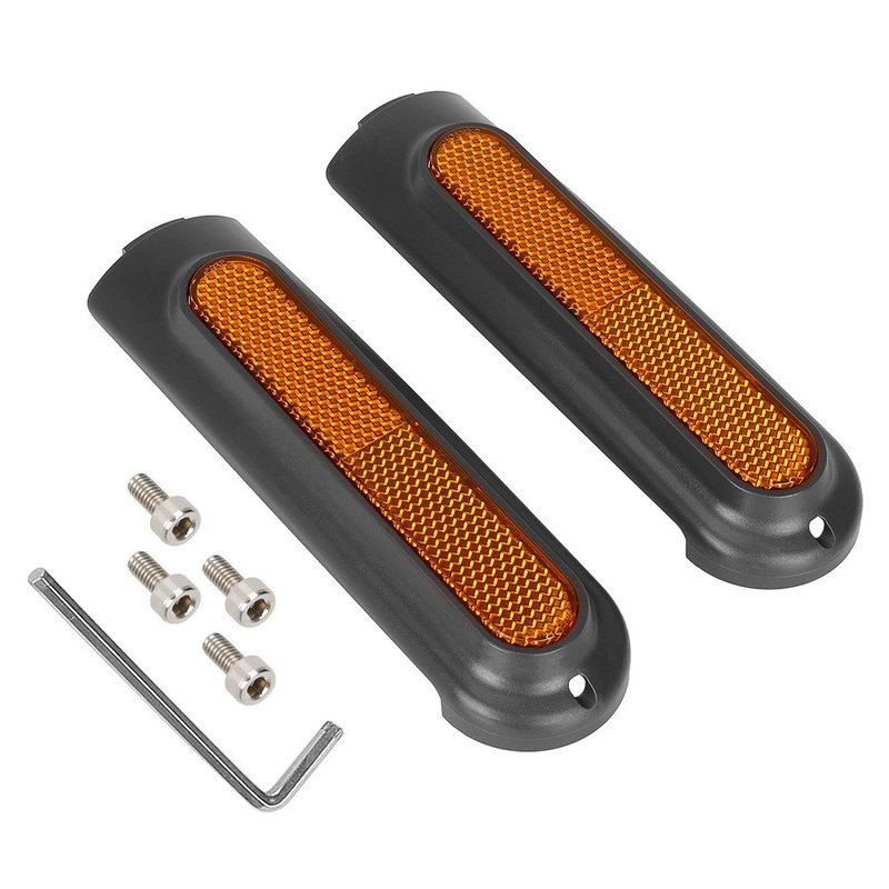 2 Stk Refleks Cover / Navbeskytter til Xiaomi Electric Scooter 4 Pro