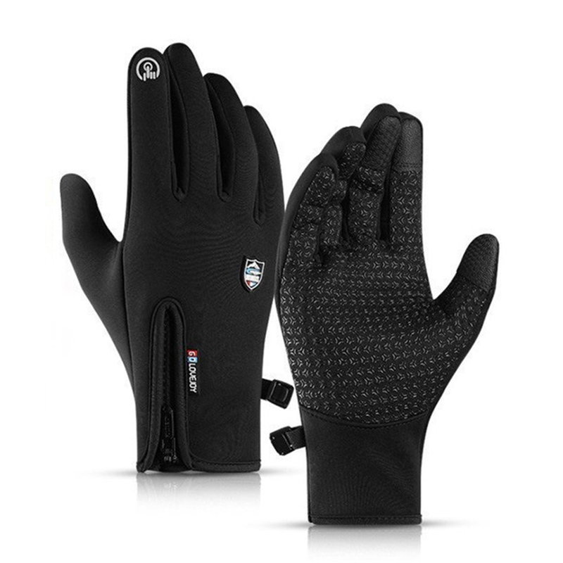                         Water-repellent winter gloves / cycling gloves with touch and anti-slip - extra large                    