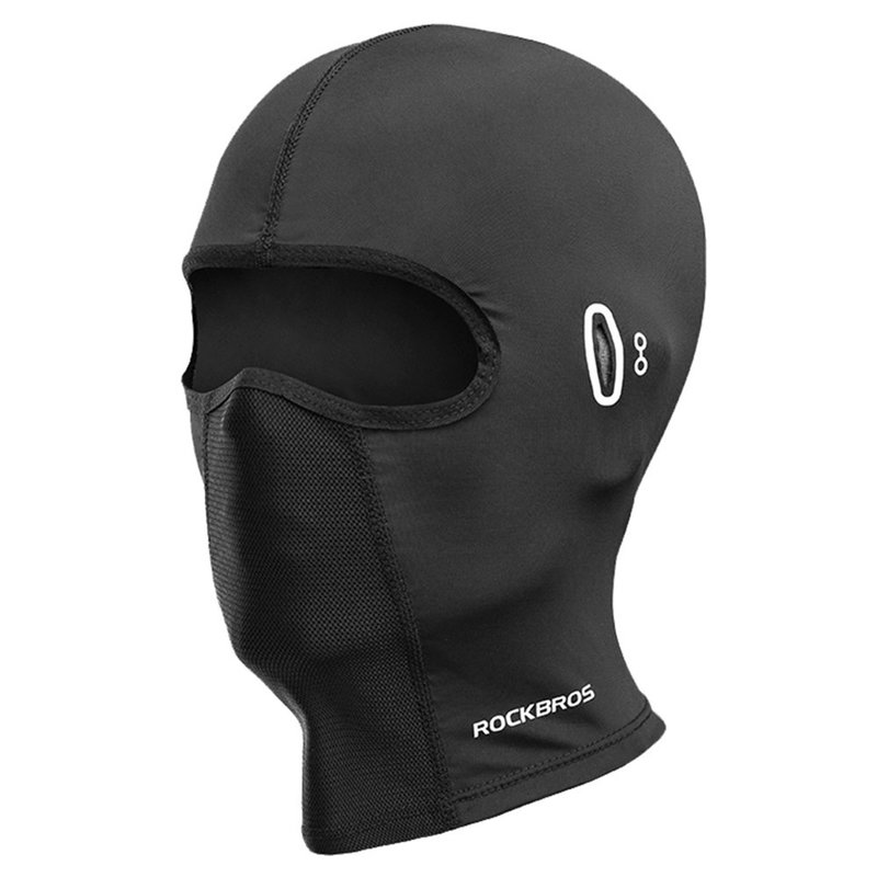 Balaclava / Hue med Hul til Briller i Hurtigtørrende og Let materiale-Sort