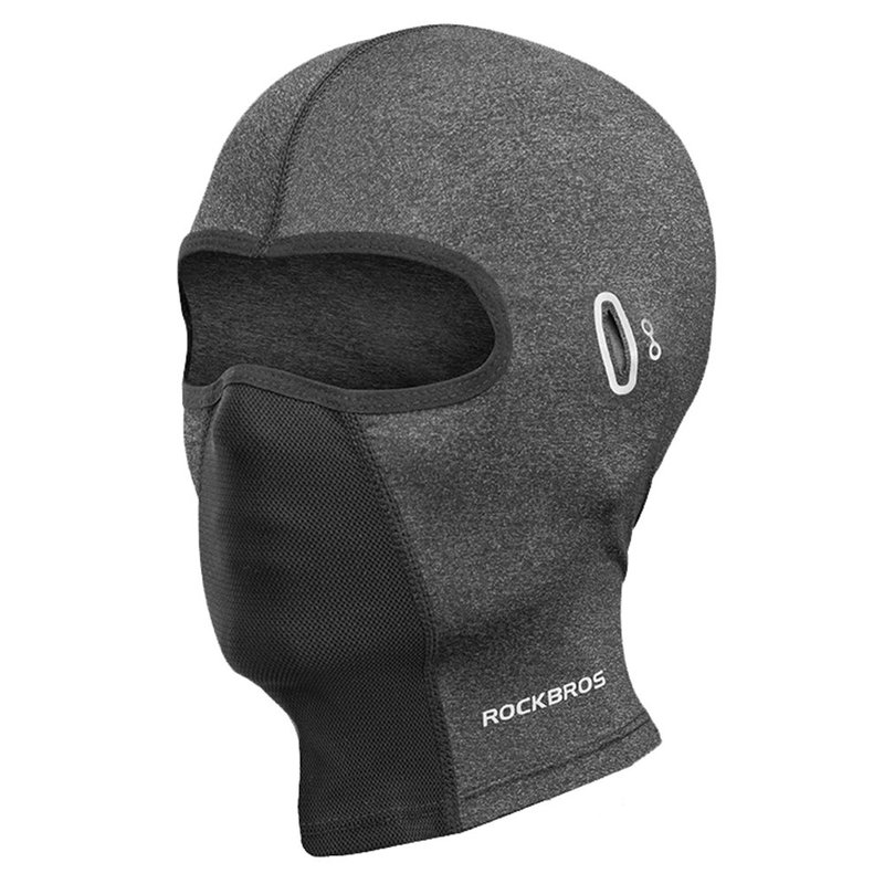 Balaclava / Hue med Hul til Briller i Hurtigtørrende og Let materiale-Grå