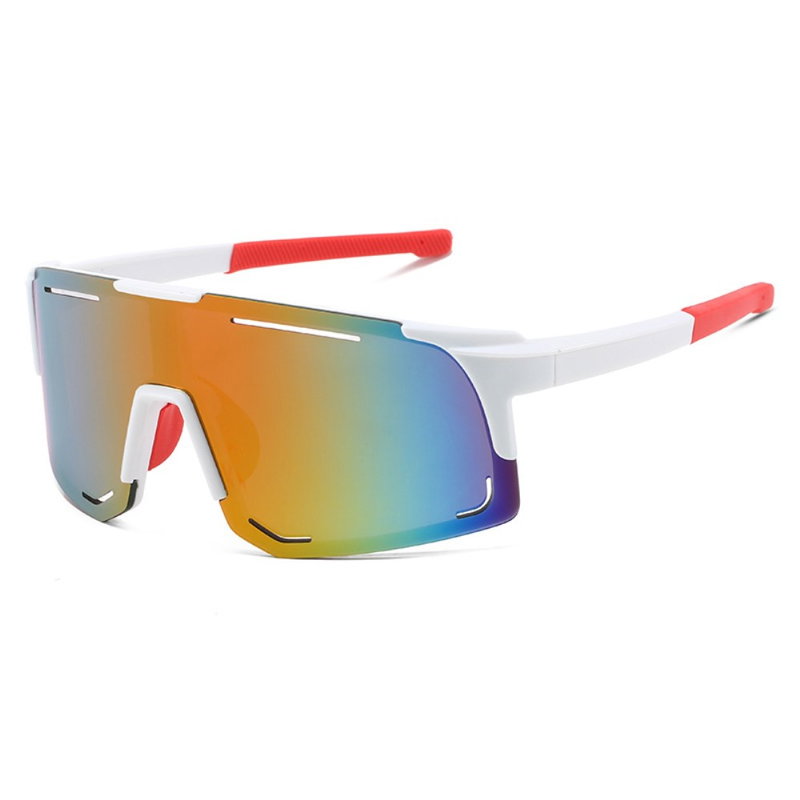 Cyllene Full Frame Cykelbriller med Multifarvet Linser - Orange