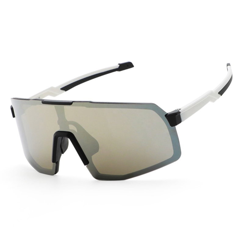 Megaclite Full Frame Cykelbriller med 3 stk. Udskiftelige Glas-Hvid