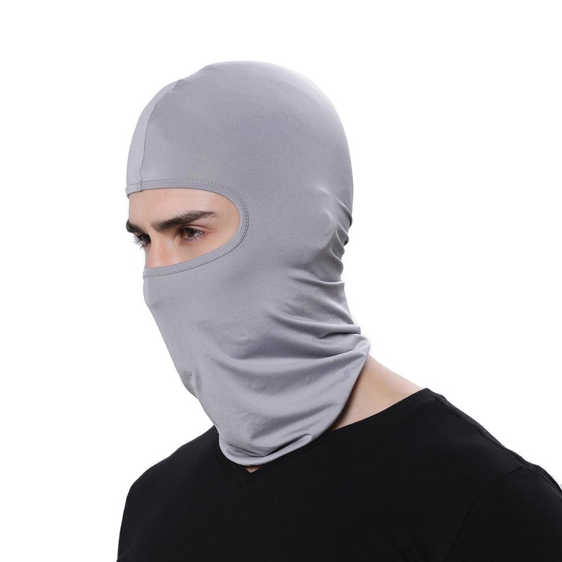 Lycra Balaclava / Hjelmhue til Cykling og Ski-Grå