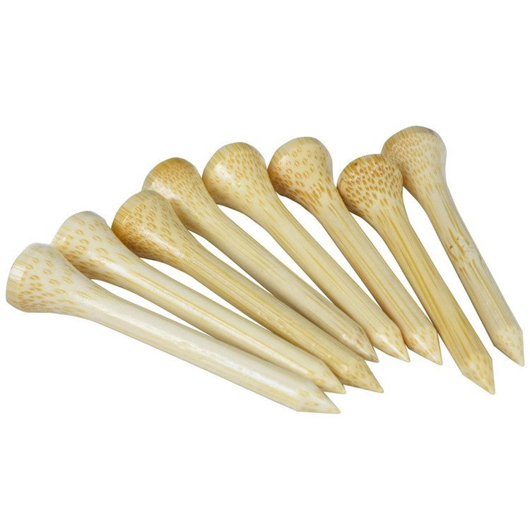 100 Stk Bambus Golf Tees - 70 mm 