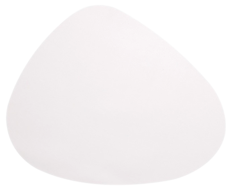 Dækkeserviet i PVC Læder 45 x 37 cm-Hvid