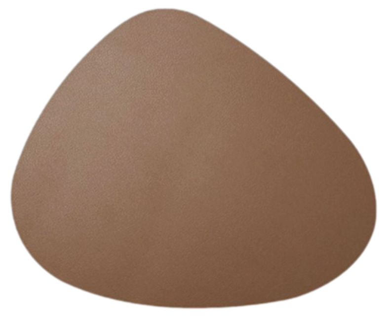 Dækkeserviet i PVC Læder 45 x 37 cm-Brun