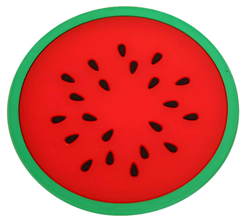 Fruit Bordskåner i PVC Ø 8.8 cm-Rød