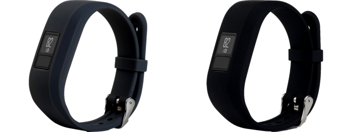 Pakke m. Silicone rem til Garmin Vivofit 3 / Vivofit JR / JR 2 Mørkegrå & Silicone rem til Garmin Vivofit 3 / Vivofit JR / JR 2 Sort