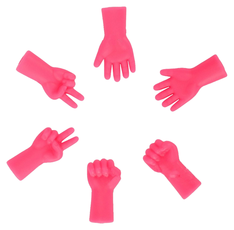 Sten-Saks-Papir Maskestoppere-Pink