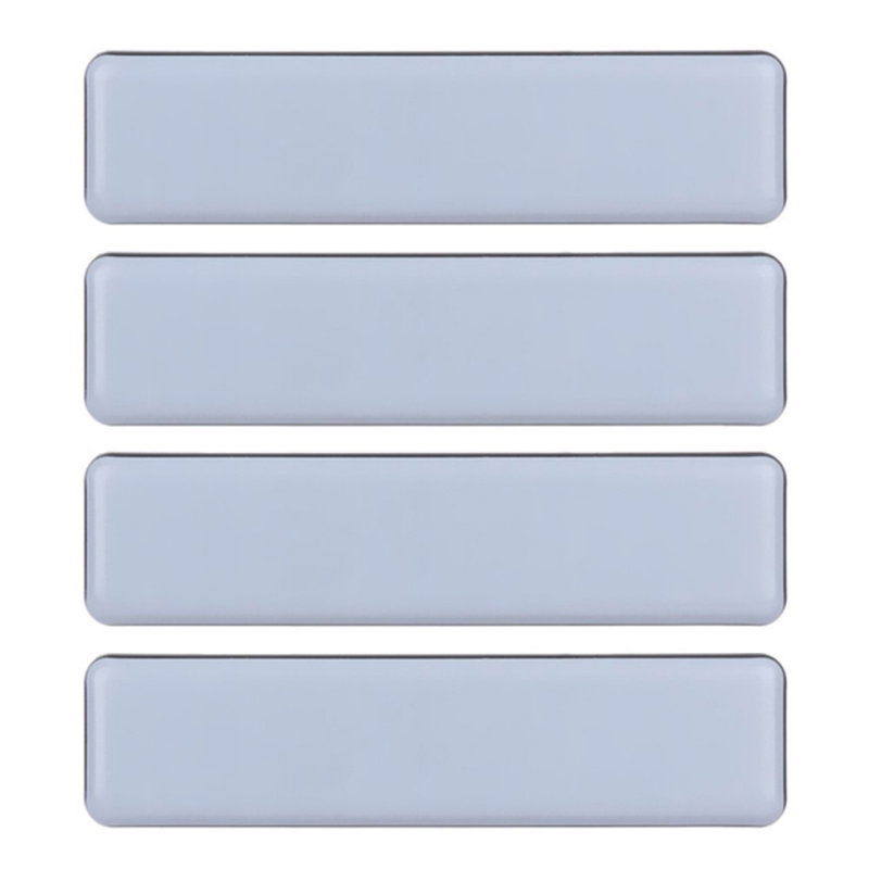 4 Stk Firkantet Glidesko-10 x 2.5 cm