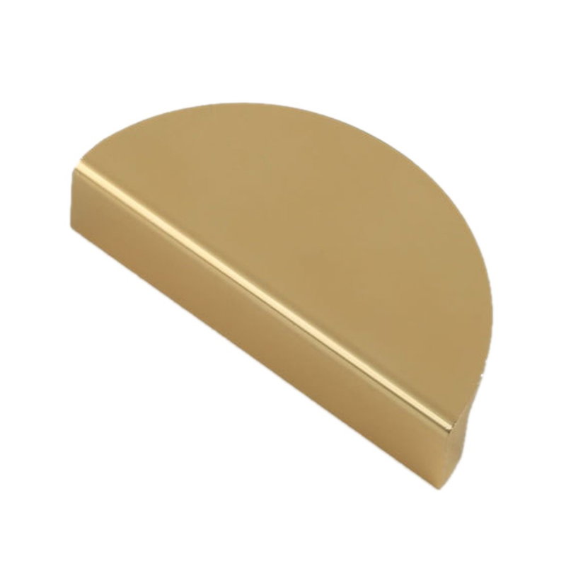 Halvcirkel Fingergreb i Aluminium – 95 mm