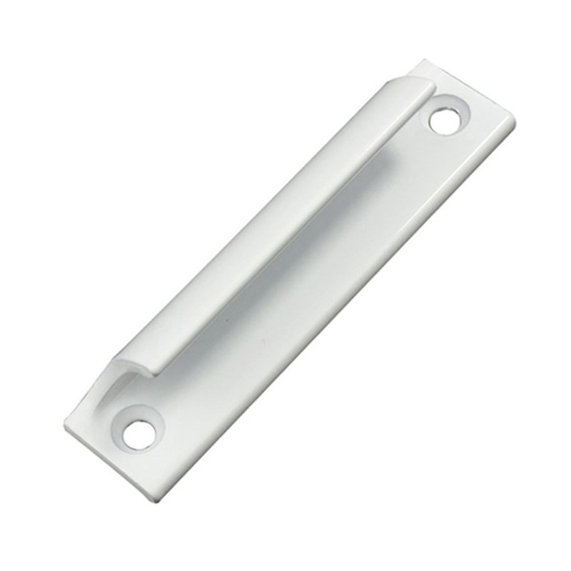 Fingergreb / Møbelgreb i Alumnium - 9cm-Hvid