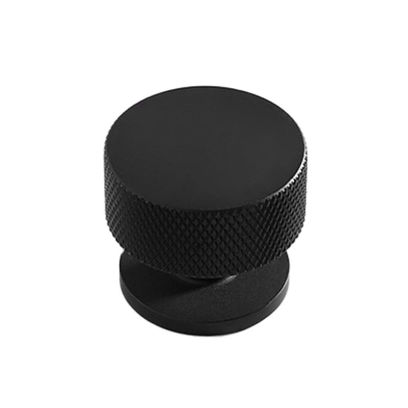 32 mm Riflet / Børstet Møbelknop-Sort