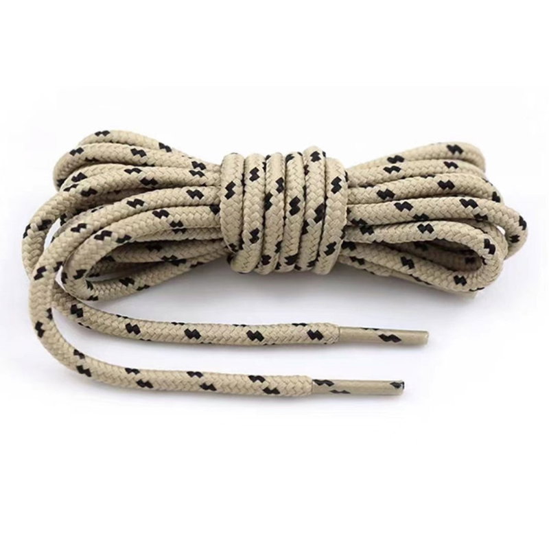Stærke Runde Outdoor Snørebånd i Polyester - 140 CM-Beige