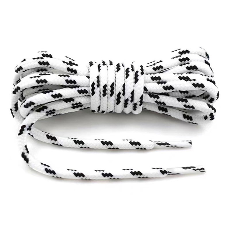 Stærke Runde Outdoor Snørebånd i Polyester - 140 CM-Hvid