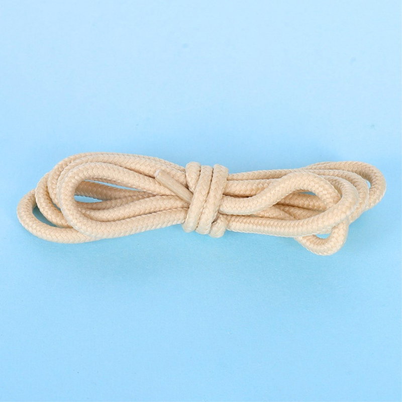 Runde Sports Snørebånd - 120 CM-Beige