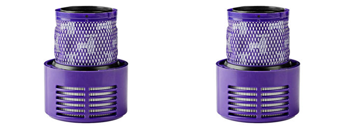 2 Stk HEPA Filter til Dyson V10 / SV12