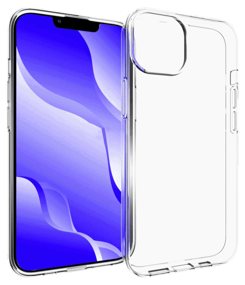 iPhone 14 Gennemsigtig Silikone Cover