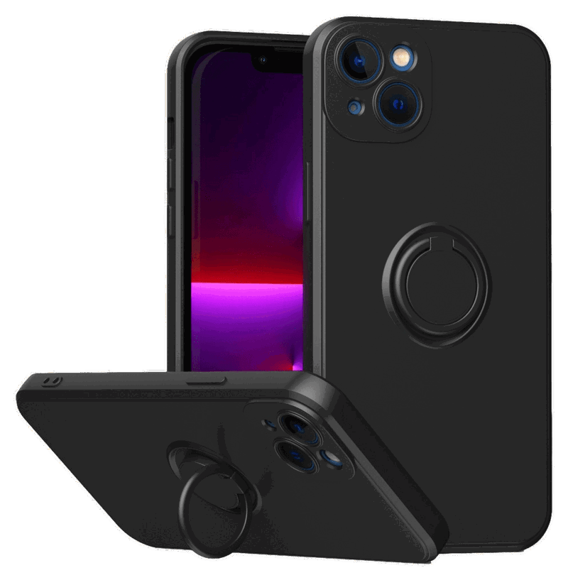 Silikone Cover med Kickstand til iPhone 14 Plus