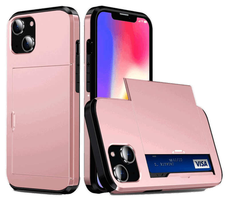Slide Kortholder Cover til iPhone 14
