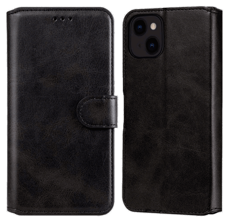 Graviera Læder Flip Cover til iPhone 14
