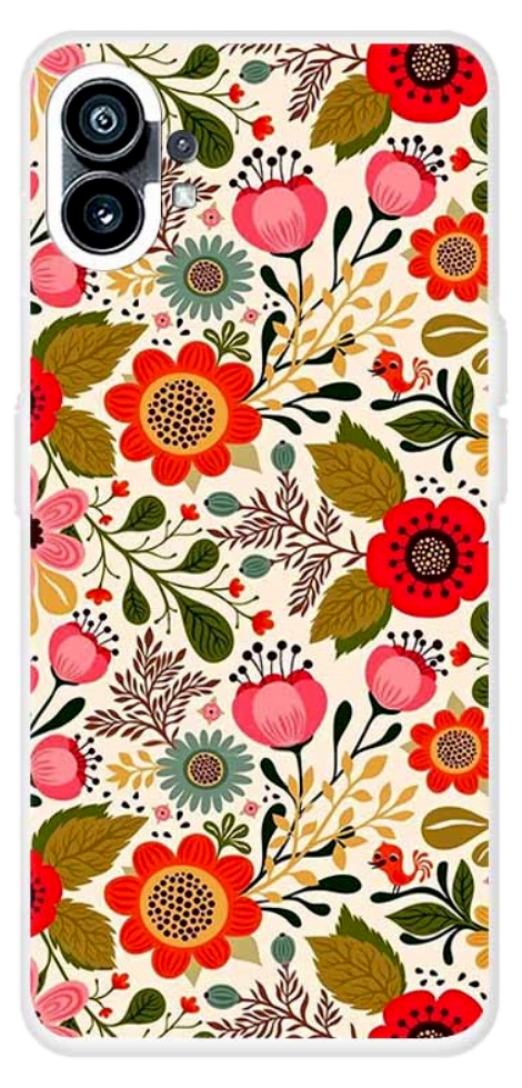 Flora Silikone Cover til Nothing Phone (1)