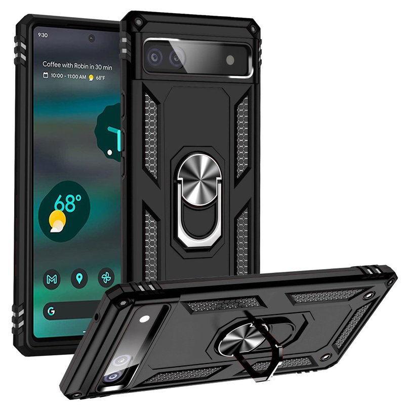 Hybrid Armor Cover til Google Pixel 6a-Sort