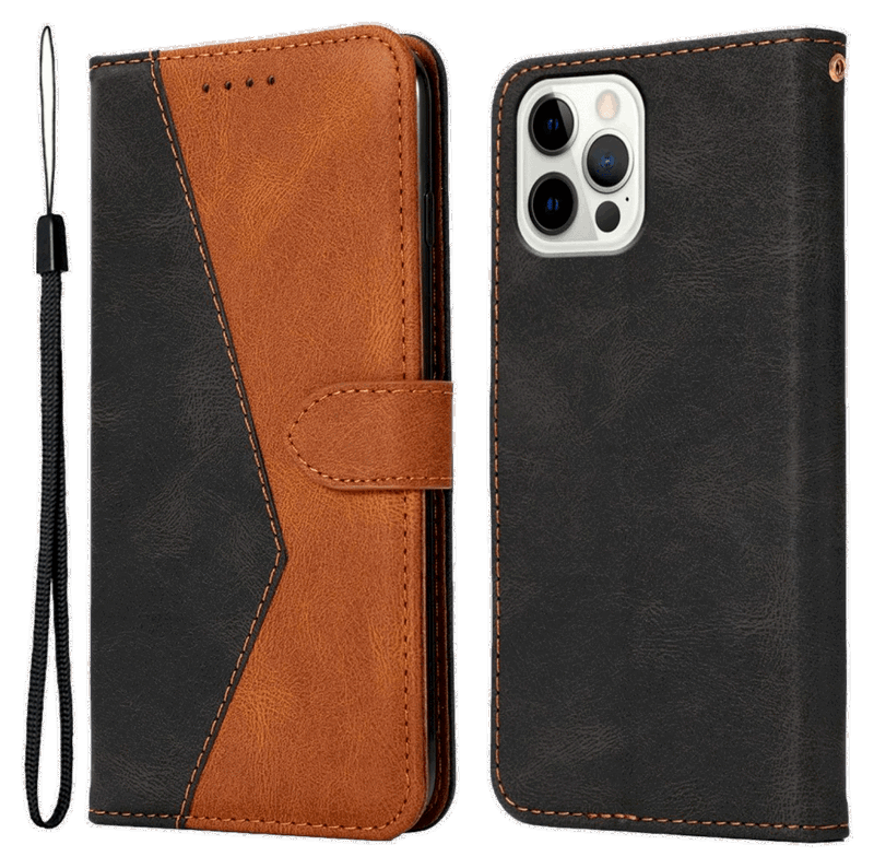 Dual Læder Flip Cover til iPhone 14 Pro