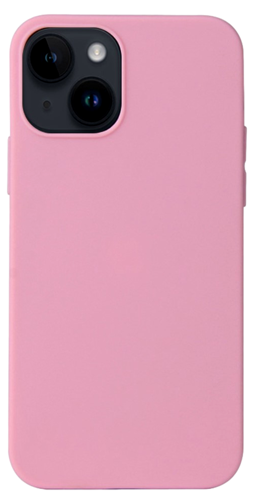 Soft Matte Silikone Cover til iPhone 14 Plus-Pink