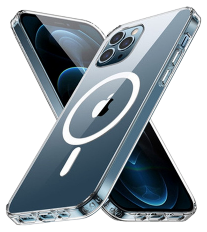 iPhone 14 Pro Max Gennemsigtigt Cover med MagSafe