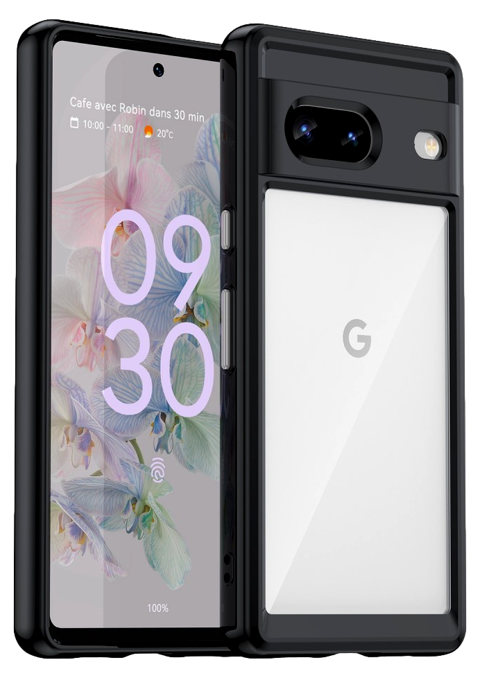 Verco Custodia Silicone Trasparente Per Google Pixel 7, Sottile E Flessibile, Protezione Anti Graffio