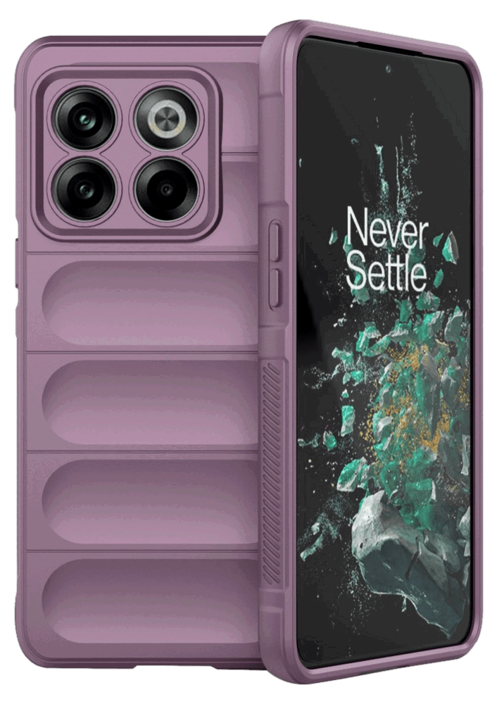 Rugged Silikone Cover til OnePlus 10T-Lilla