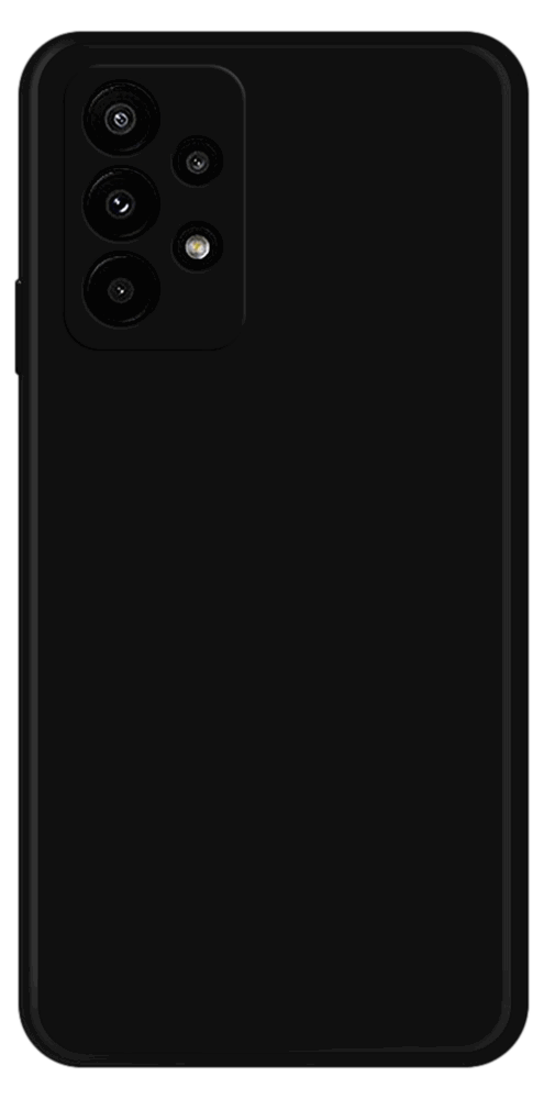 Soft Matte Silikone Cover til Samsung Galaxy A23-Sort