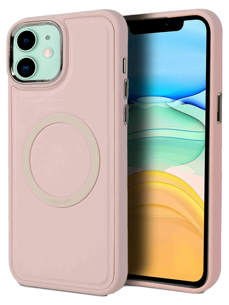 Corium Læder Cover med MagSafe til iPhone 11-Lyserød