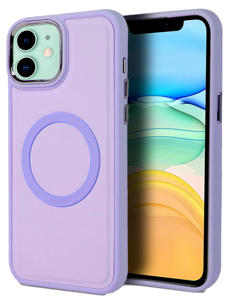 Corium Læder Cover med MagSafe til iPhone 11-Lilla