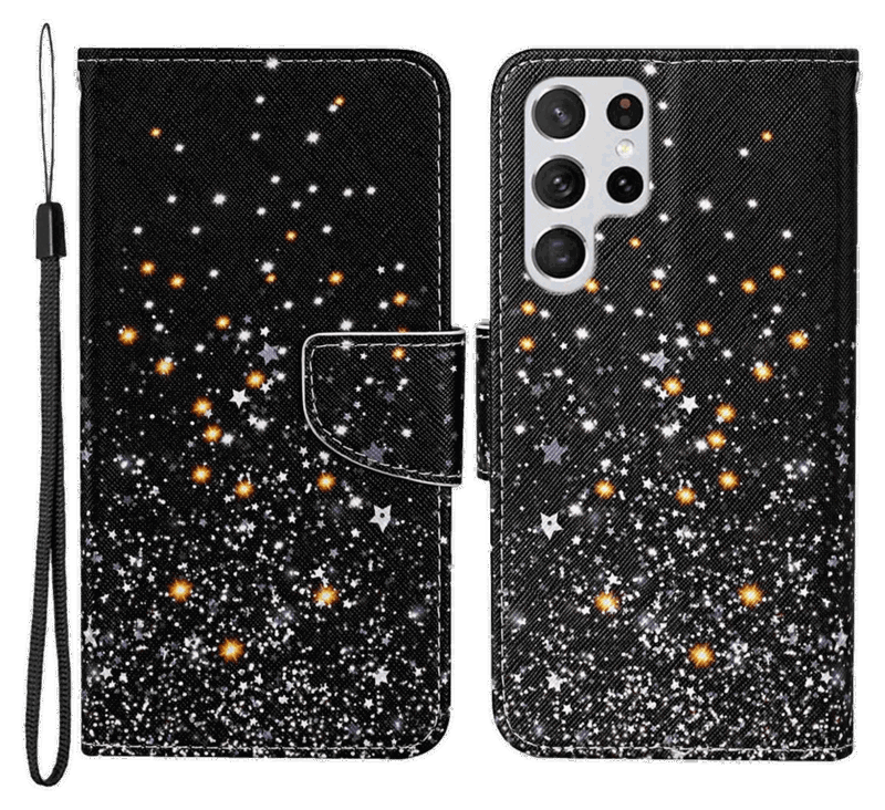 Stjerne Flip Cover til Samsung Galaxy S23 Ultra