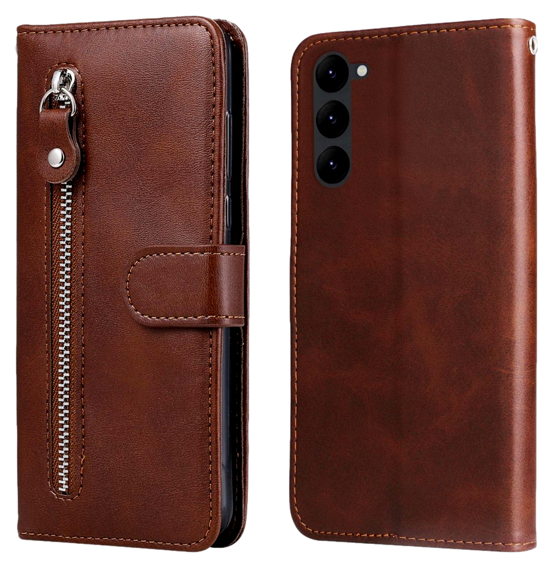 Zipper Flip Cover til Samsung Galaxy S23 Plus