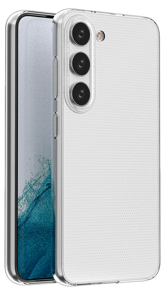 Samsung Galaxy S23 Gennemsigtig Silikone Cover