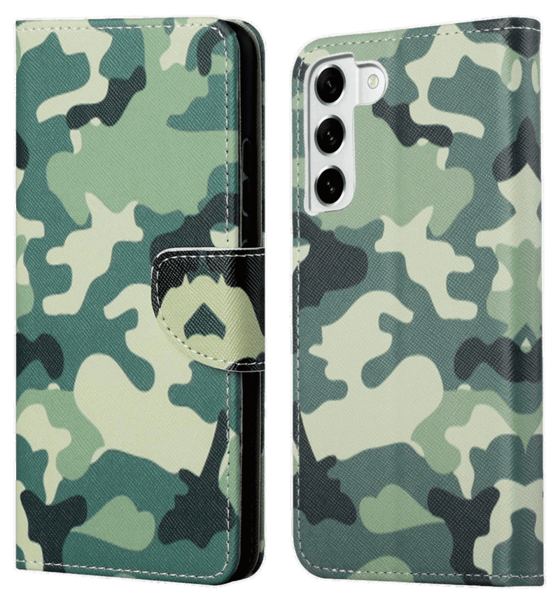 Camouflage Flip Cover til Samsung Galaxy S23 Plus